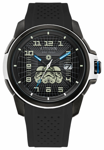 Imperial Stormtrooper Black Dial Polyurethane Strap AW1659-00W | Citizen Hot Sale
