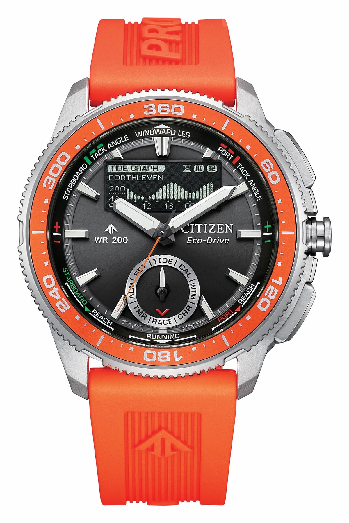 Promaster WaveTracker Black Dial BENEBiOL™ PU Strap JV3000-13E | Citizen Classic