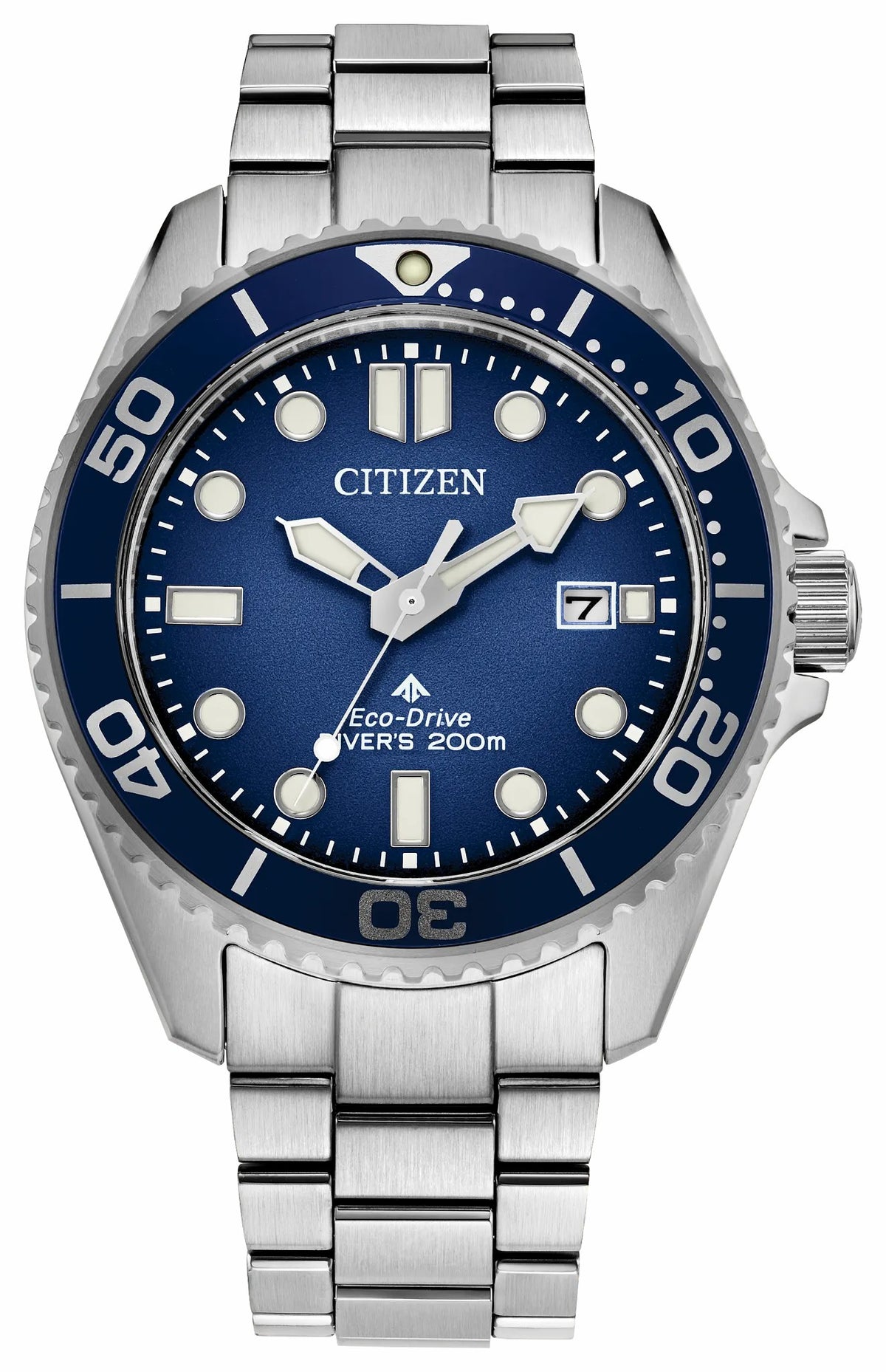 Promaster Dive Blue Dial Stainless Steel Bracelet BN0260-54L | Citizen Popular