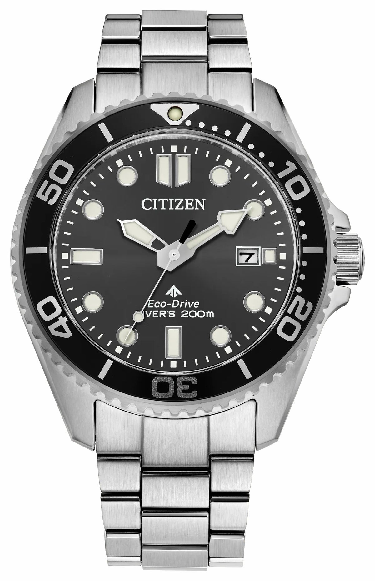 Promaster Dive Black Dial Stainless Steel Bracelet BN0261-51E | Citizen Best Seller