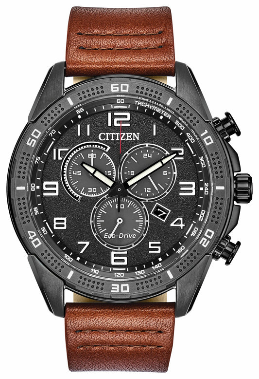 Citizen AR Eco-Drive Black Stainless Steel Watch | Citizen Signature