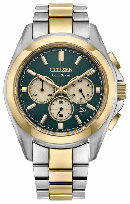 Sport Luxury Green Dial Stainless Steel Bracelet CA4684-54X | Citizen Special Offer