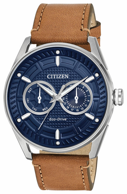 CTO - Men's Eco-Drive BU4020-01L Leather Strap Watch | Citizen Latest