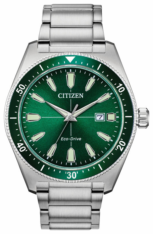 Citizen Vintage Brycen Sport Eco-Drive Green Dial Watch | Citizen Special Offer