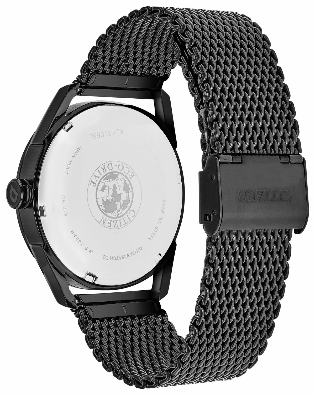 CTO -Men's Eco-Drive BM6988-57E Black Mesh Strap Watch | Citizen Best Price